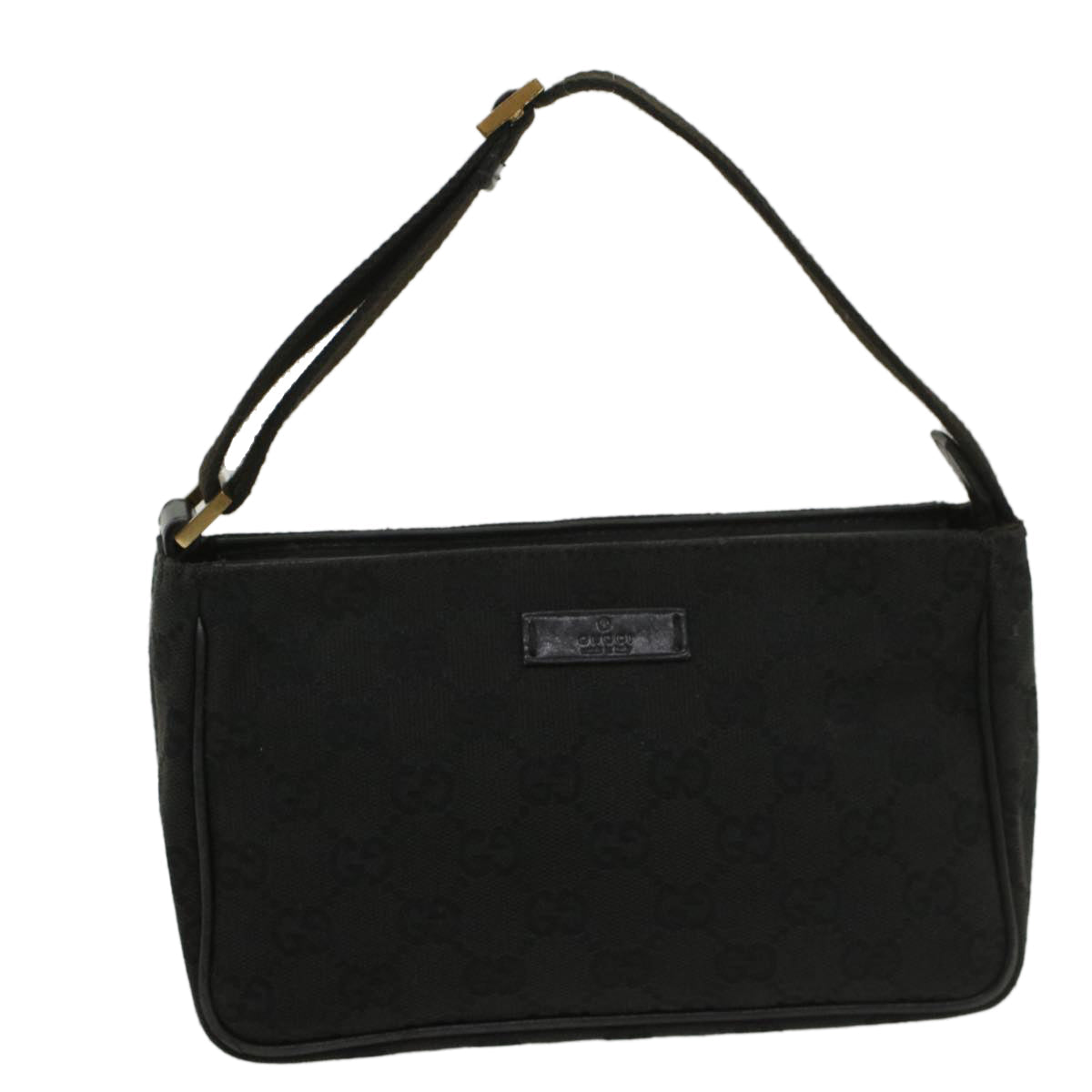GUCCI GG Canvas Hand Bag Black 106644 54769