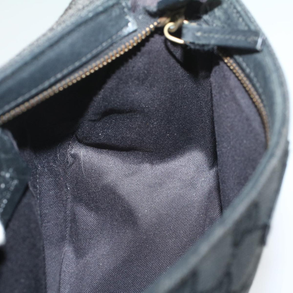 GUCCI GG Canvas Hand Bag Black 106644 54769