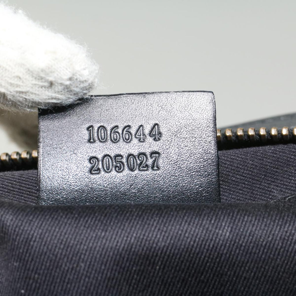 GUCCI GG Canvas Hand Bag Black 106644 54769