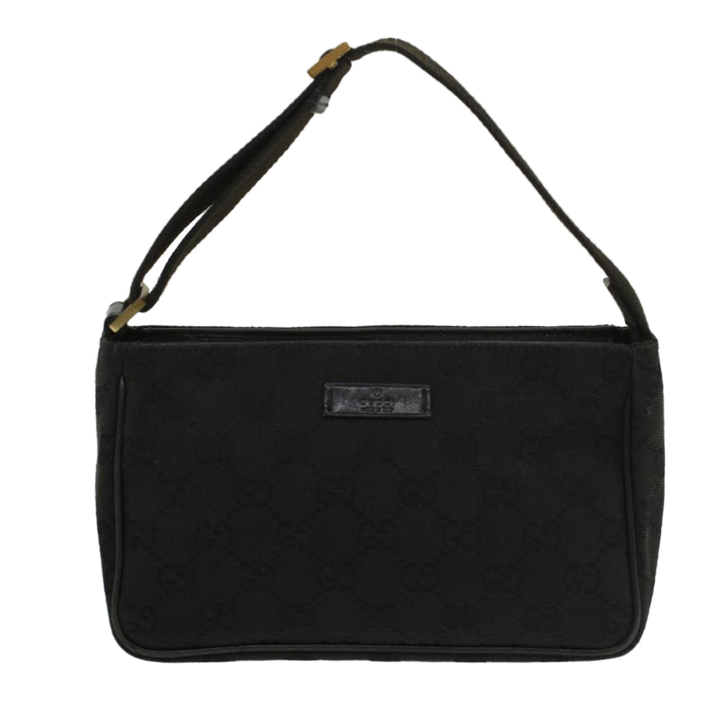 GUCCI GG Canvas Hand Bag Black 106644 54769