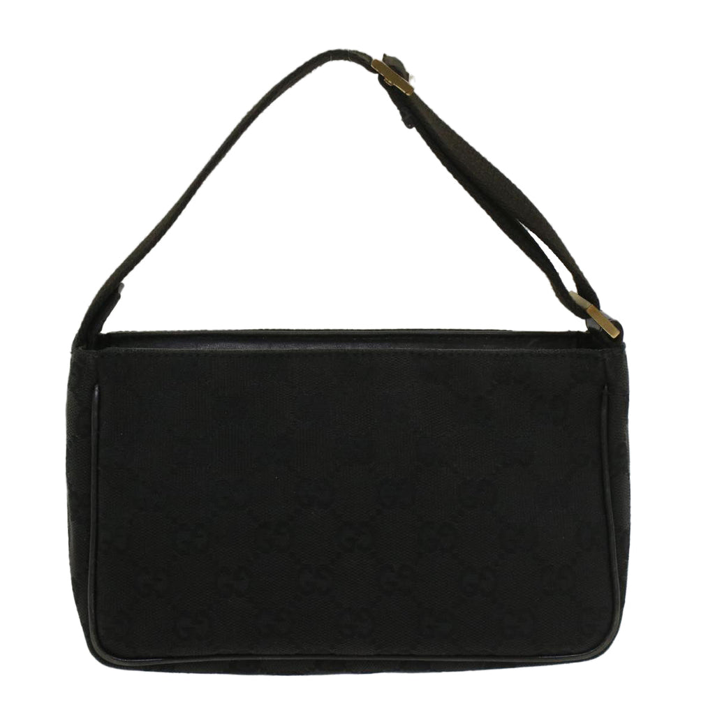 GUCCI GG Canvas Hand Bag Black 106644 54769