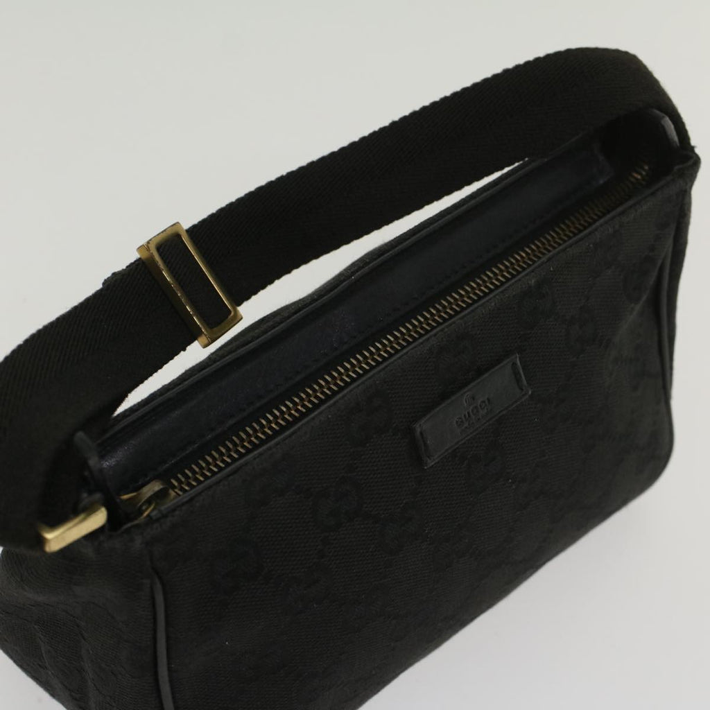 GUCCI GG Canvas Hand Bag Black 106644 54769