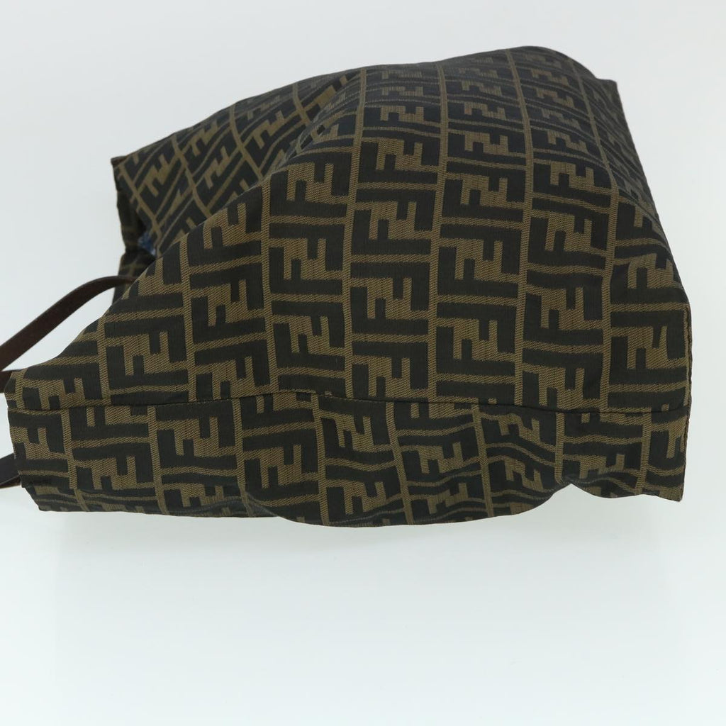 FENDI Zucca Canvas Tote Bag Brown 54796