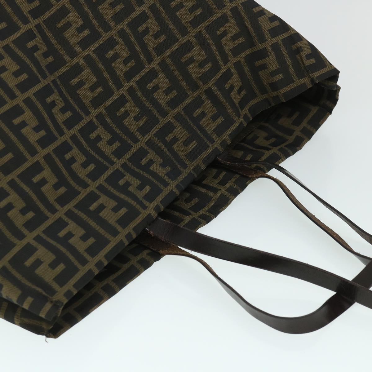 FENDI Zucca Canvas Tote Bag Brown 54796