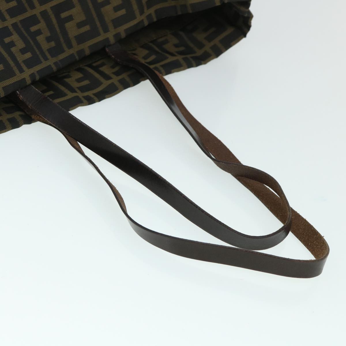 FENDI Zucca Canvas Tote Bag Brown 54796