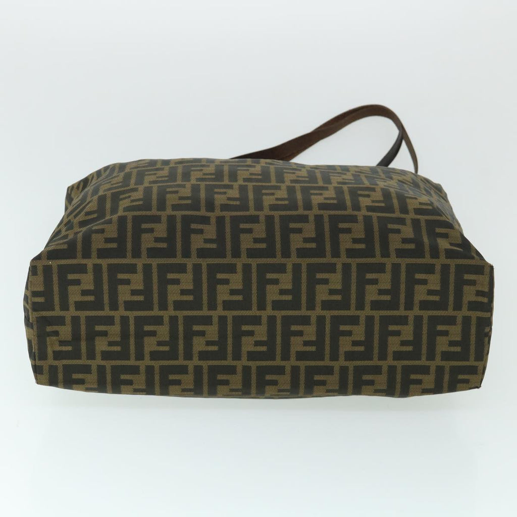 FENDI Zucca Canvas Tote Bag Brown 54796