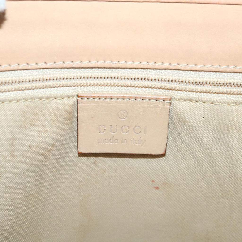 GUCCI GG Canvas Jackie Hand Bag Beige Brown 54800