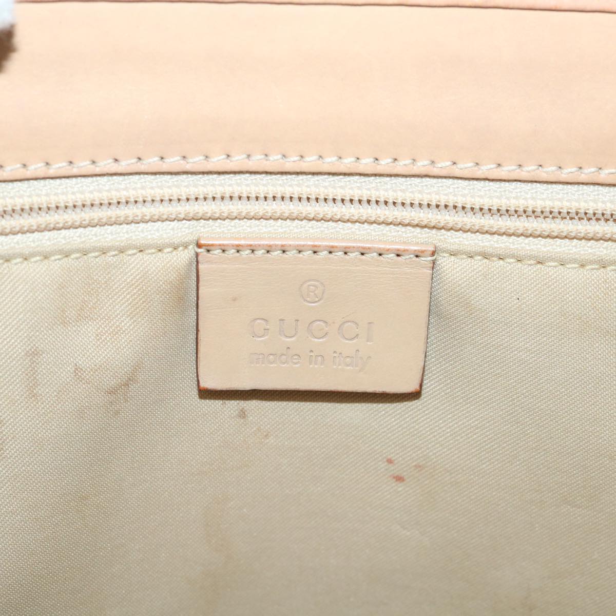 GUCCI GG Canvas Jackie Hand Bag Beige Brown 54800