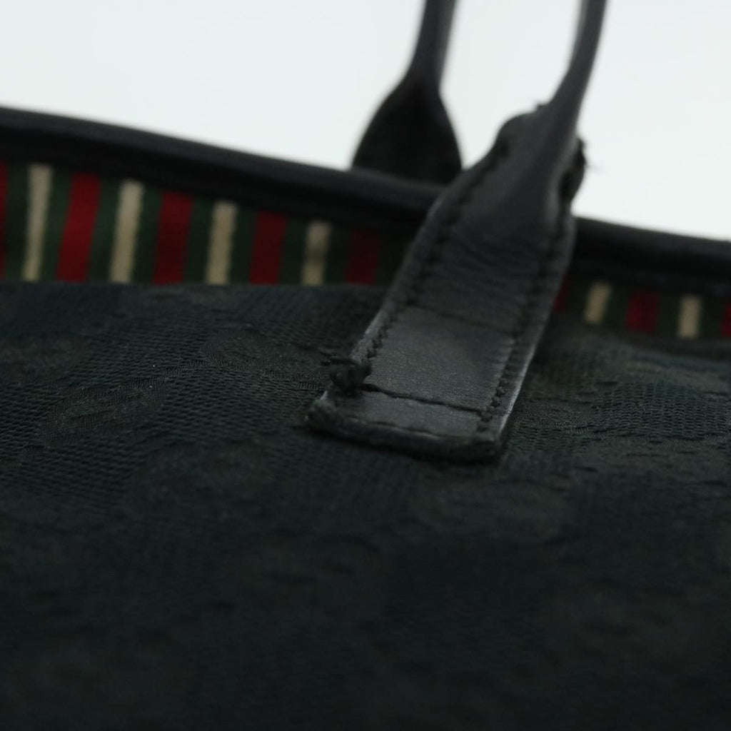 GUCCI GG Canvas Tote Bag Black 169945 54808