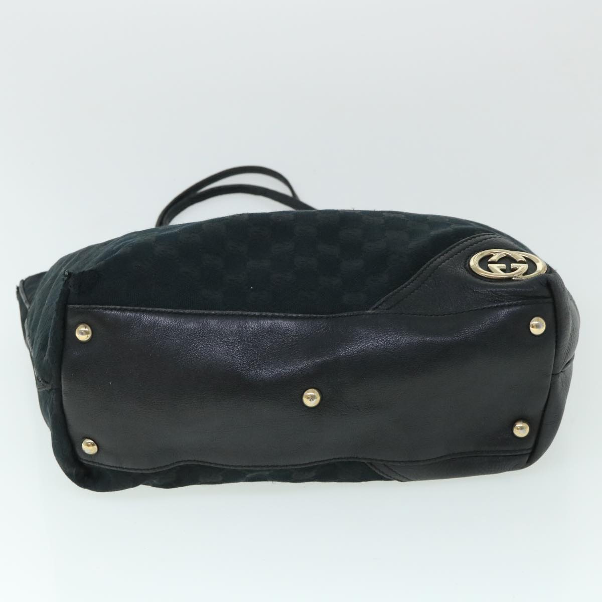 GUCCI GG Canvas Tote Bag Black 169945 54808