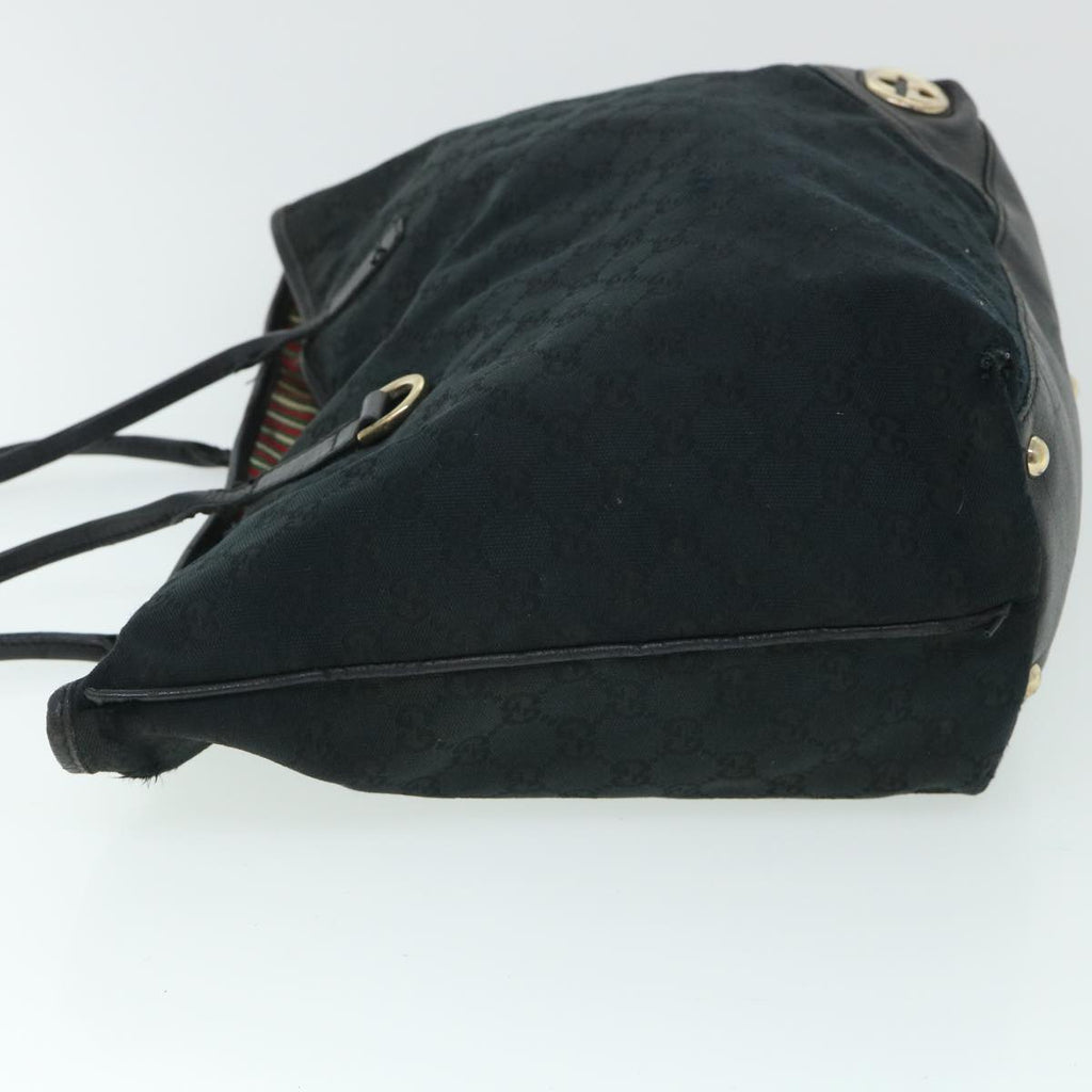 GUCCI GG Canvas Tote Bag Black 169945 54808
