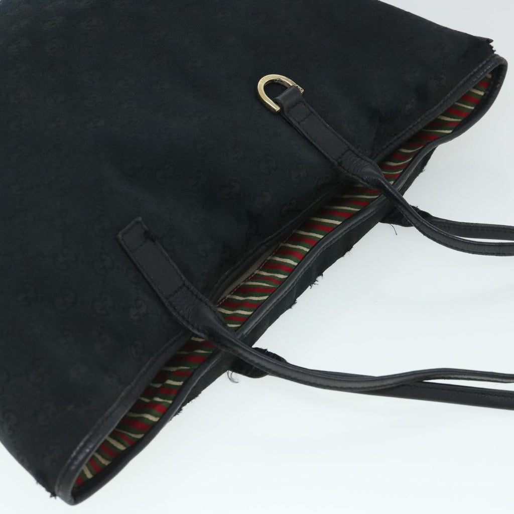 GUCCI GG Canvas Tote Bag Black 169945 54808