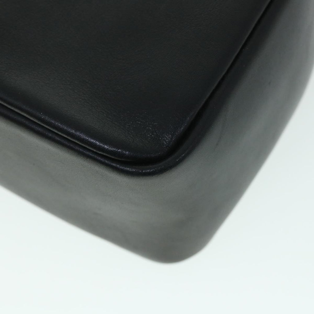 GUCCI Bamboo Hand Bag Leather Black 54902