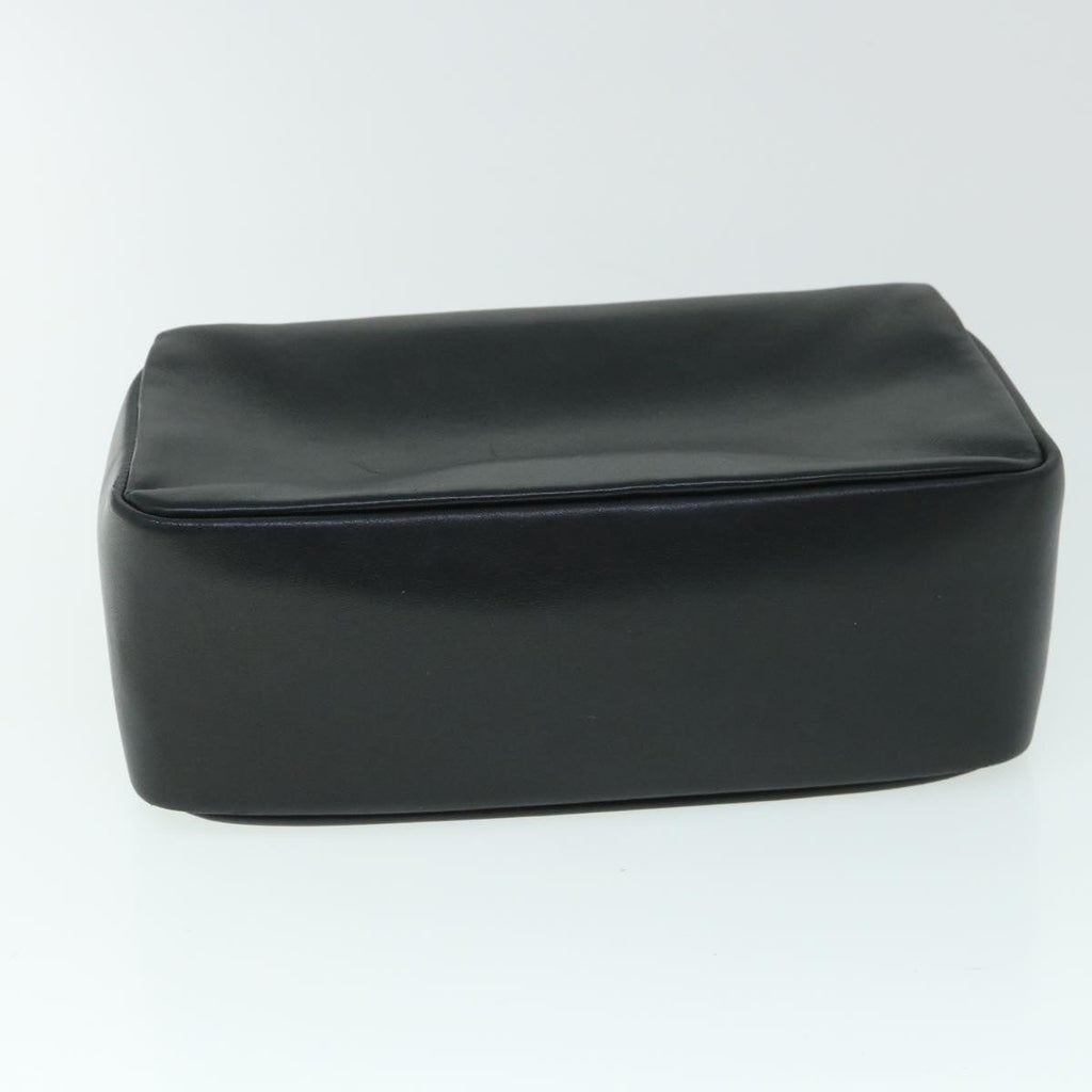 GUCCI Bamboo Hand Bag Leather Black 54902
