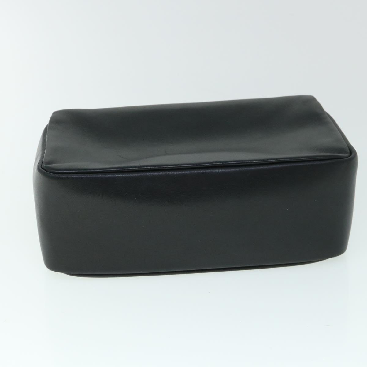 GUCCI Bamboo Hand Bag Leather Black 54902