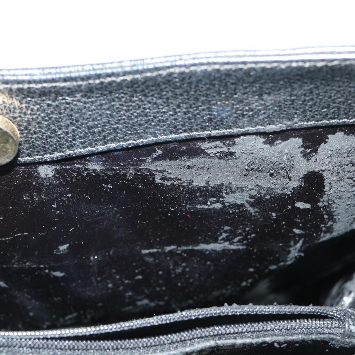 GUCCI Bamboo Hand Bag Suede Leather Black 002 2865 0260 54914