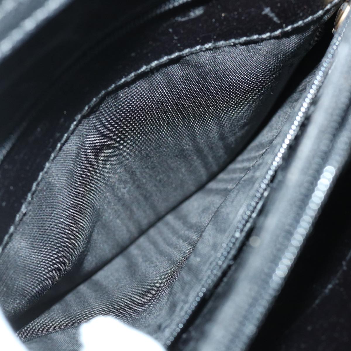 GUCCI Bamboo Hand Bag Suede Leather Black 002 2865 0260 54914