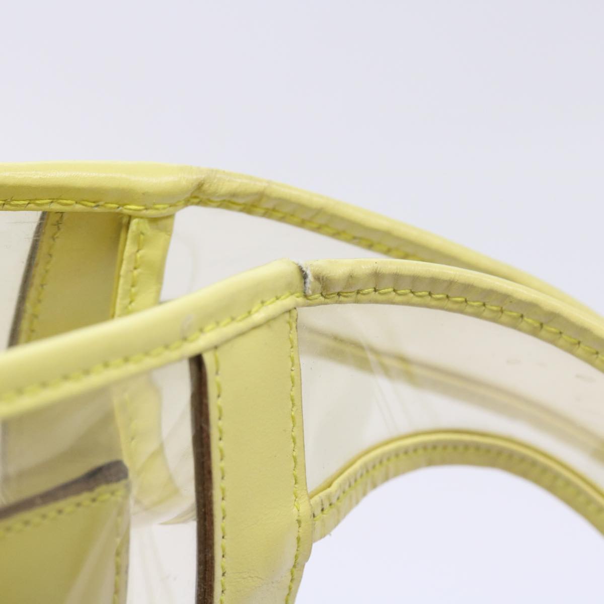 GUCCI Shoulder Bag Vinyl Yellow 001.2058.1773.5 54968