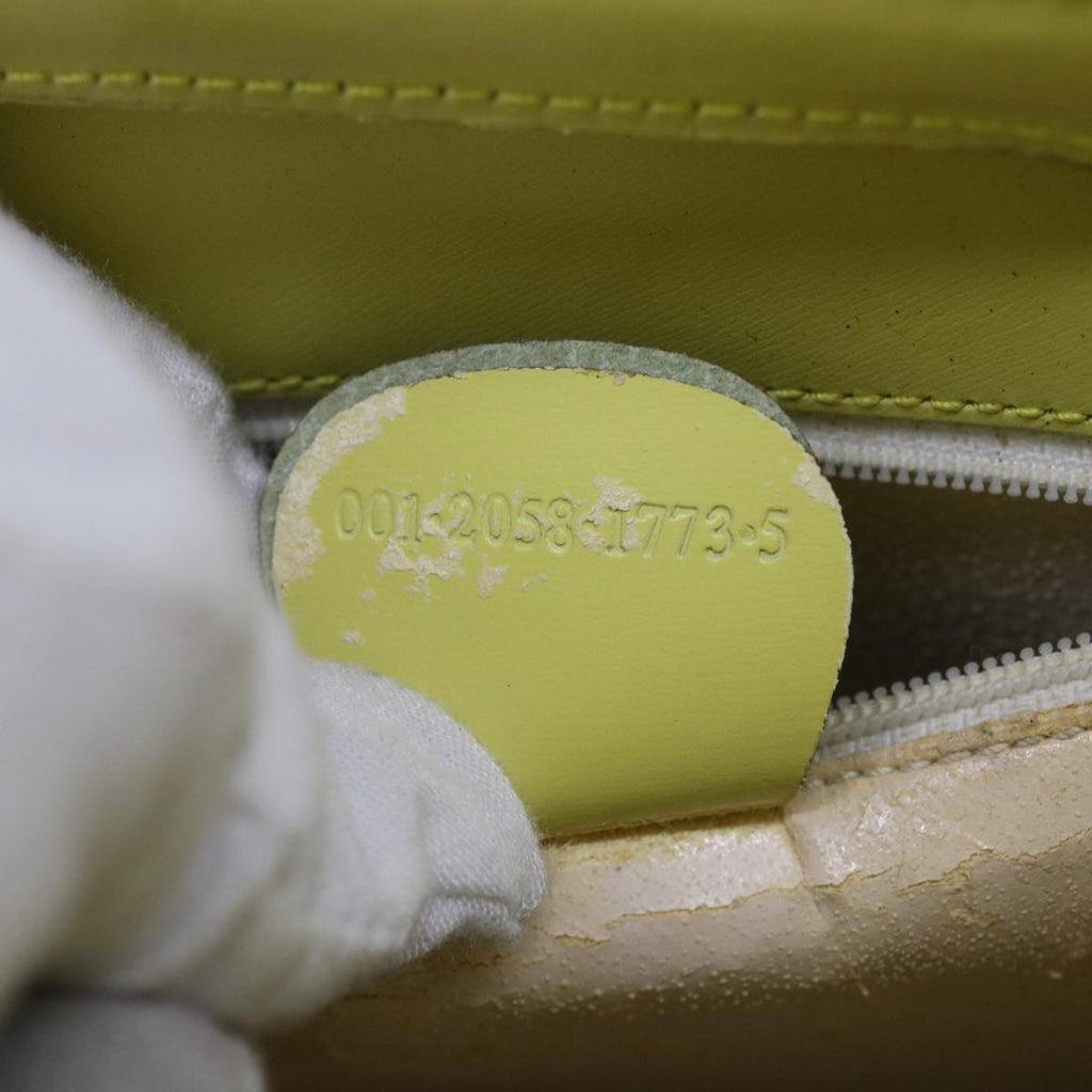 GUCCI Shoulder Bag Vinyl Yellow 001.2058.1773.5 54968