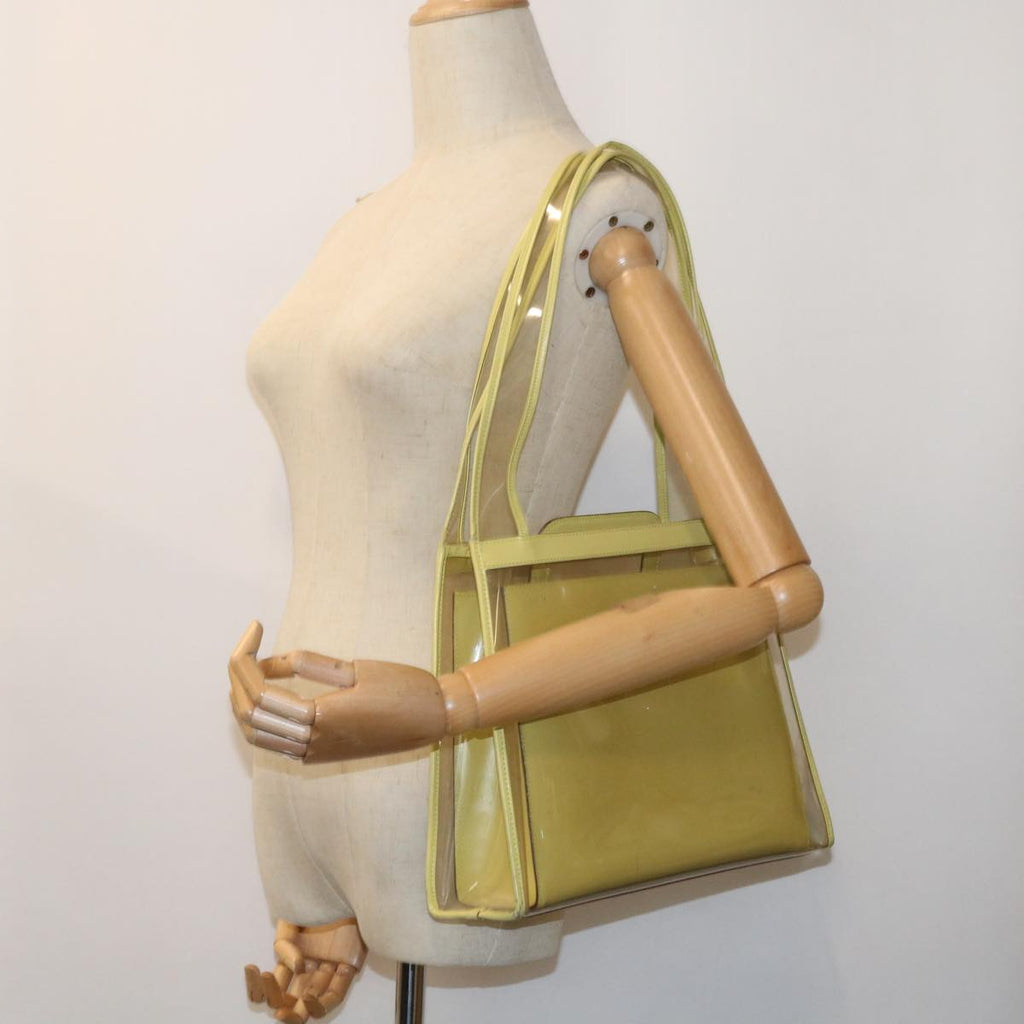 GUCCI Shoulder Bag Vinyl Yellow 001.2058.1773.5 54968