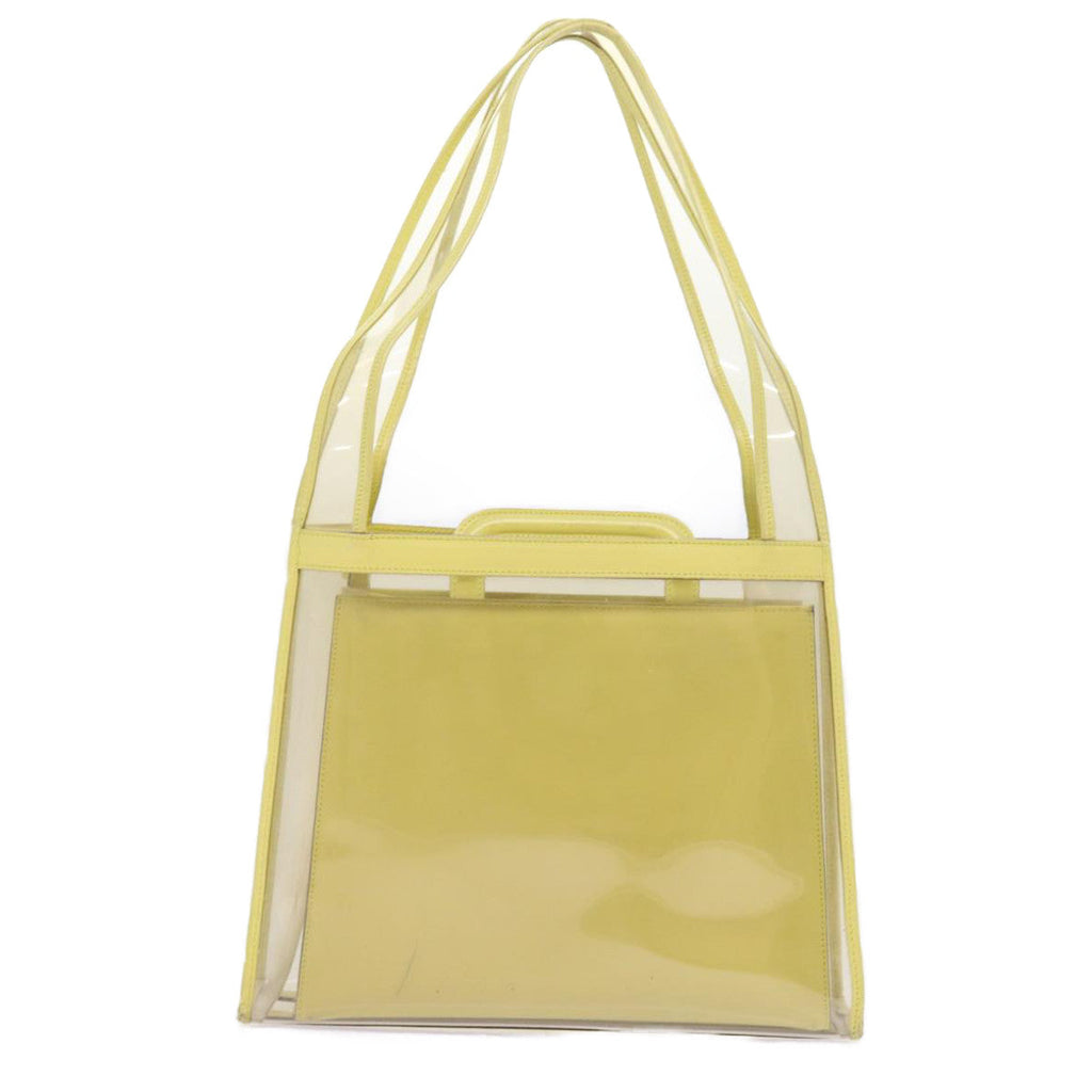 GUCCI Shoulder Bag Vinyl Yellow 001.2058.1773.5 54968