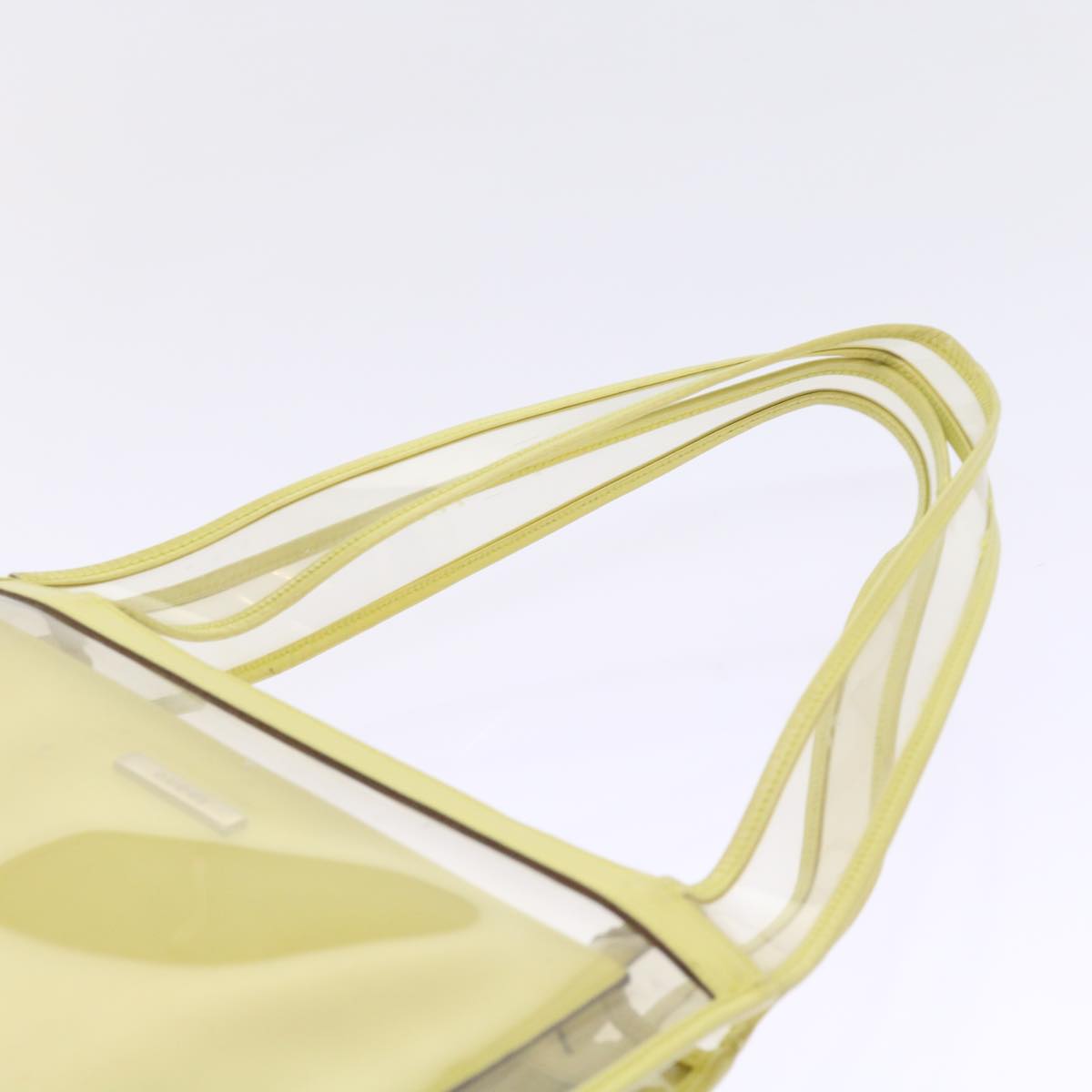 GUCCI Shoulder Bag Vinyl Yellow 001.2058.1773.5 54968