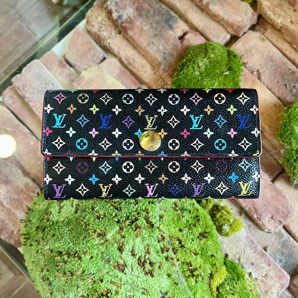 LOUIS VUITTON Murakami Sarah Multicolor Wallet