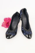 Escarpins bleus Chanel