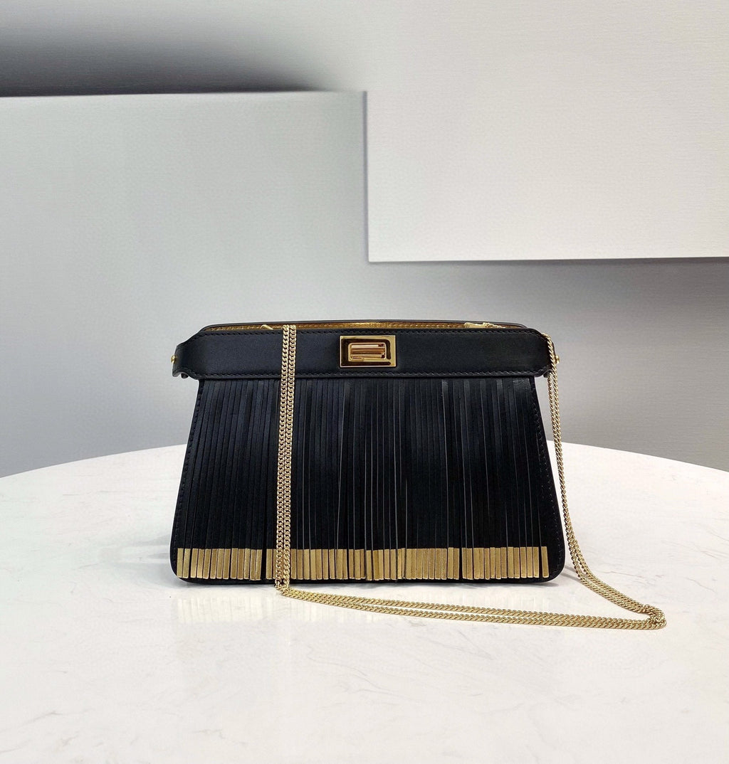 FI GlamI Small Iseeu Pochette Black Bag For Woman 21cm/8in