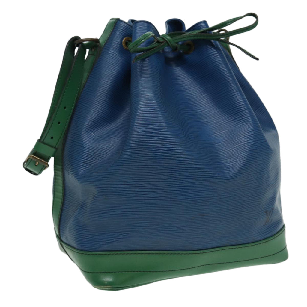 Louis Vuitton Epi Noe Shoulder Bag Bicolor Color Green Blue