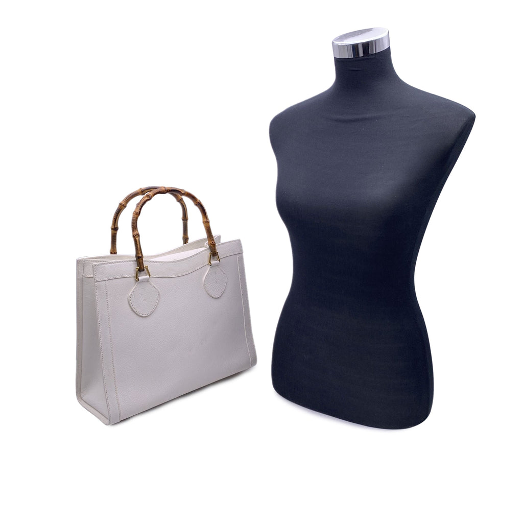 Gucci Tote Bag Vintage Diana Bamboo