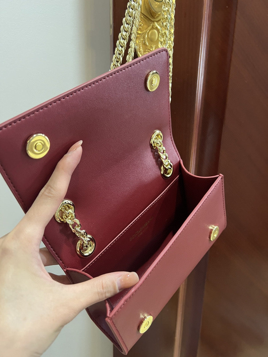GLAMI Polished 3.5 Phone Bag Burgundy For Women 7.3in/19cm GLAMI