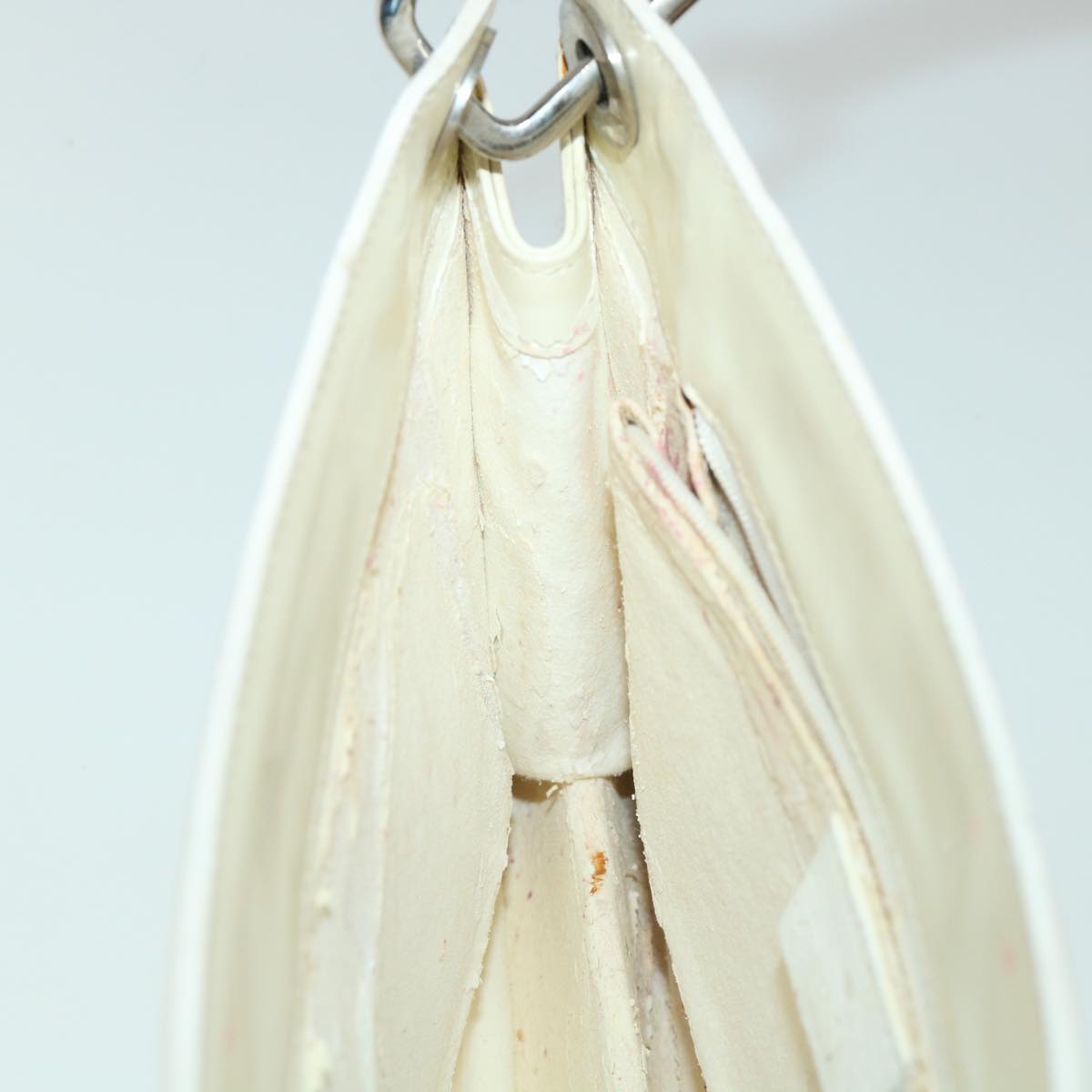 GUCCI Shoulder Bag Patent leather White 001 3034 55032