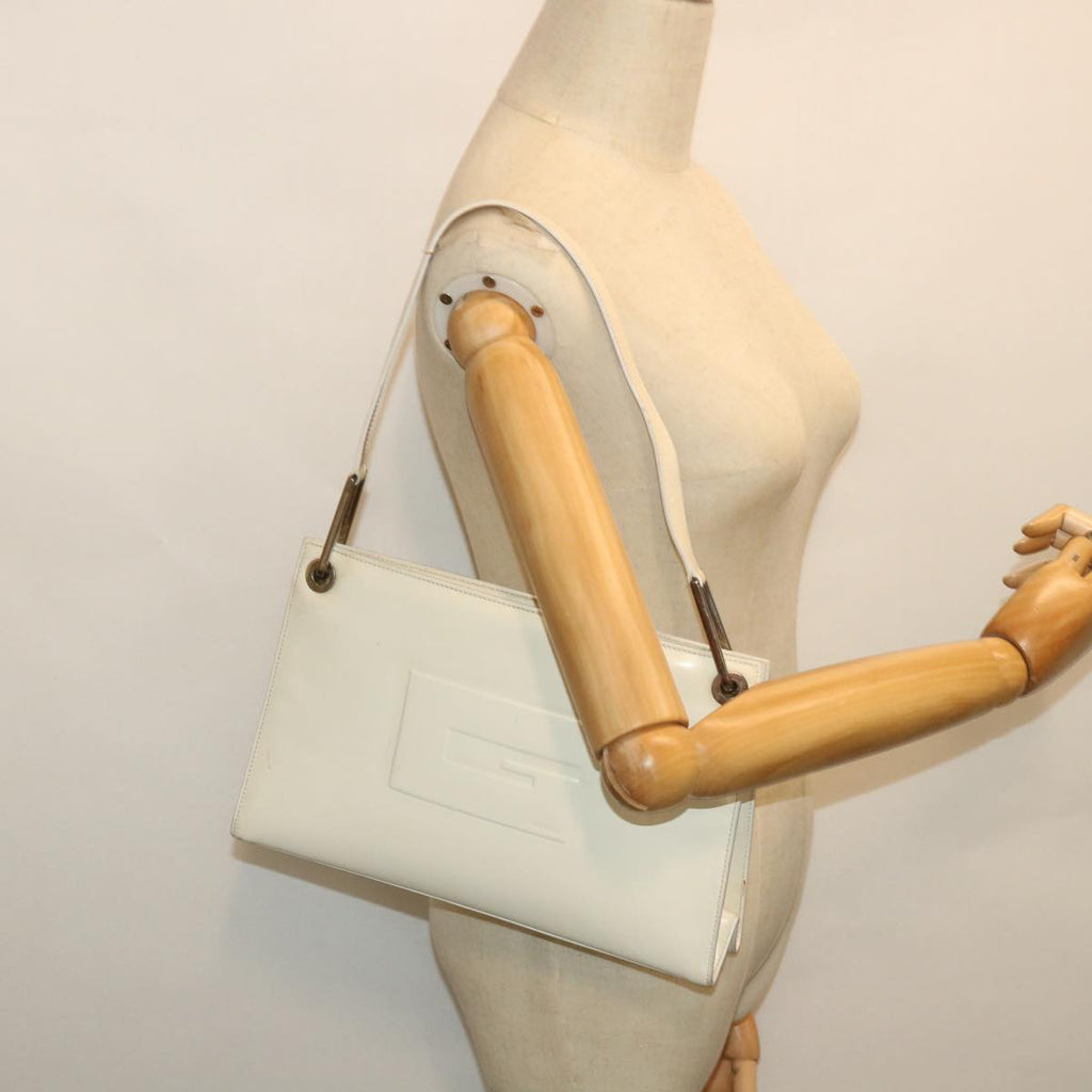 GUCCI Shoulder Bag Patent leather White 001 3034 55032