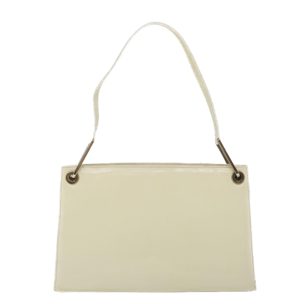 GUCCI Shoulder Bag Patent leather White 001 3034 55032