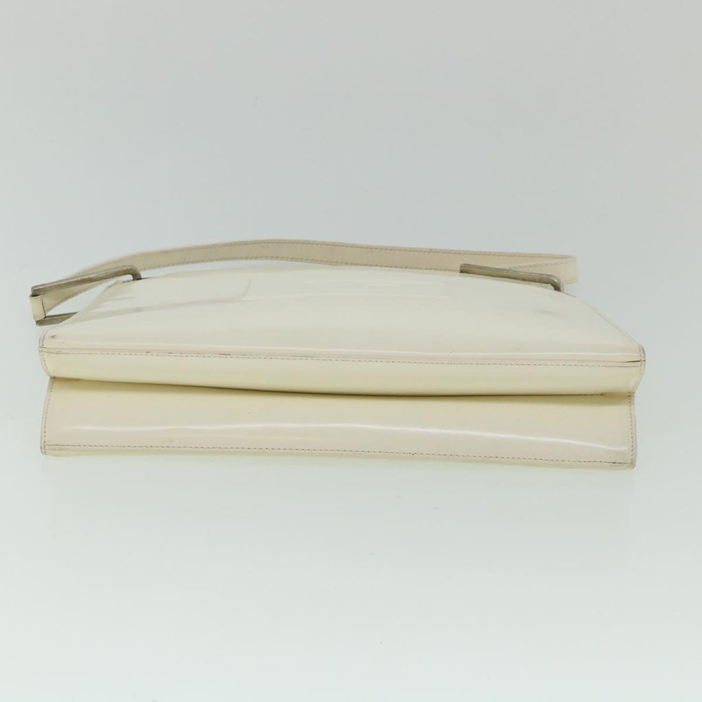 GUCCI Shoulder Bag Patent leather White 001 3034 55032