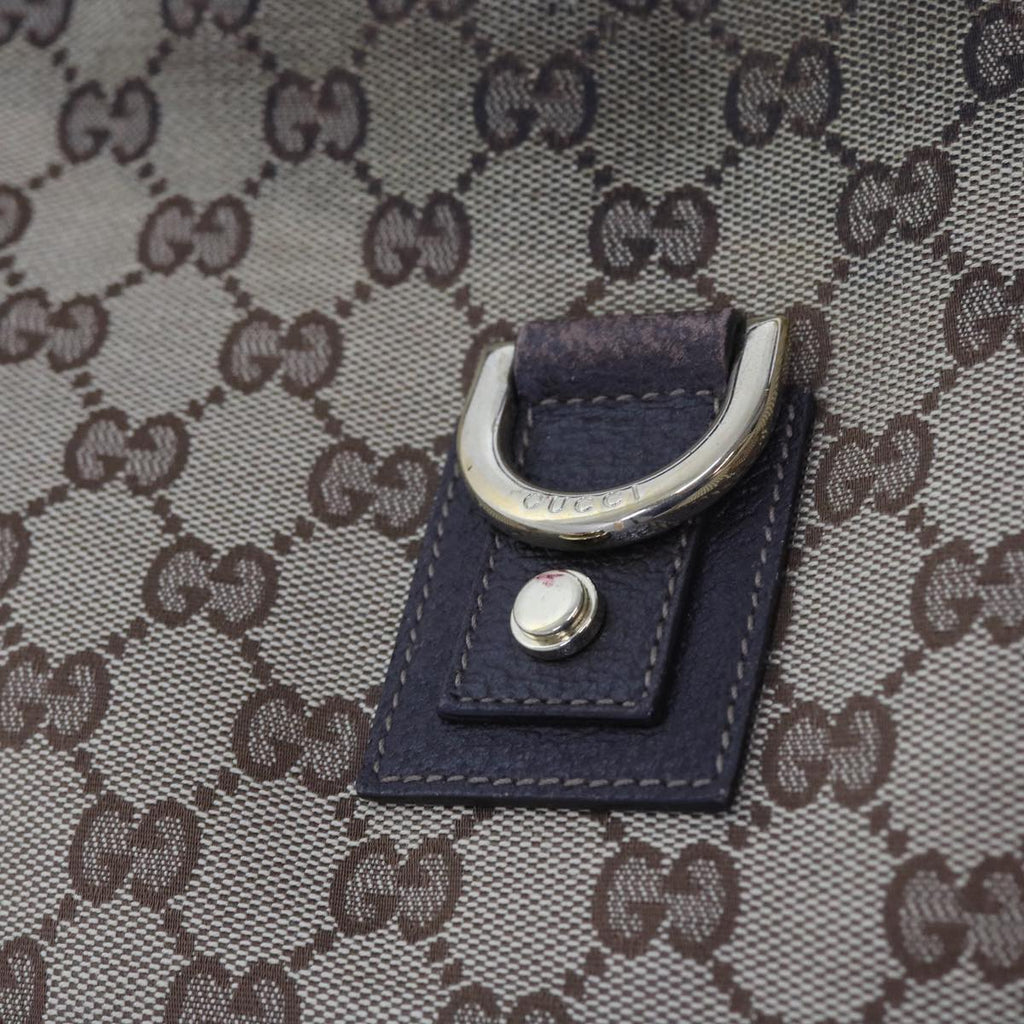 GUCCI GG Canvas Shoulder Bag Beige 131326 55079