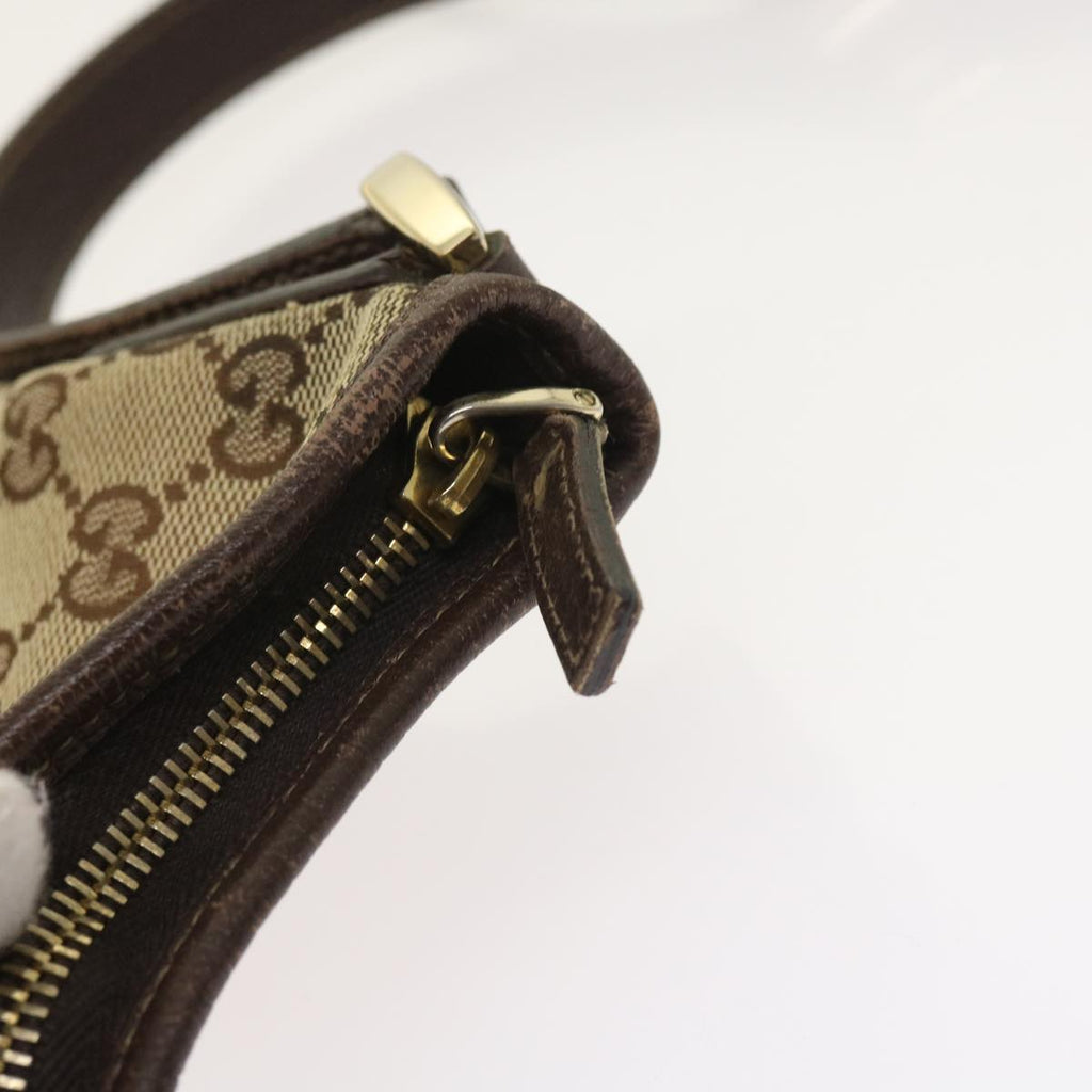 GUCCI GG Canvas Shoulder Bag Beige 131326 55079