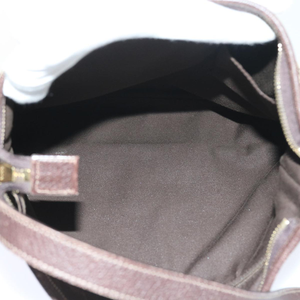 GUCCI GG Canvas Shoulder Bag Beige 131326 55079