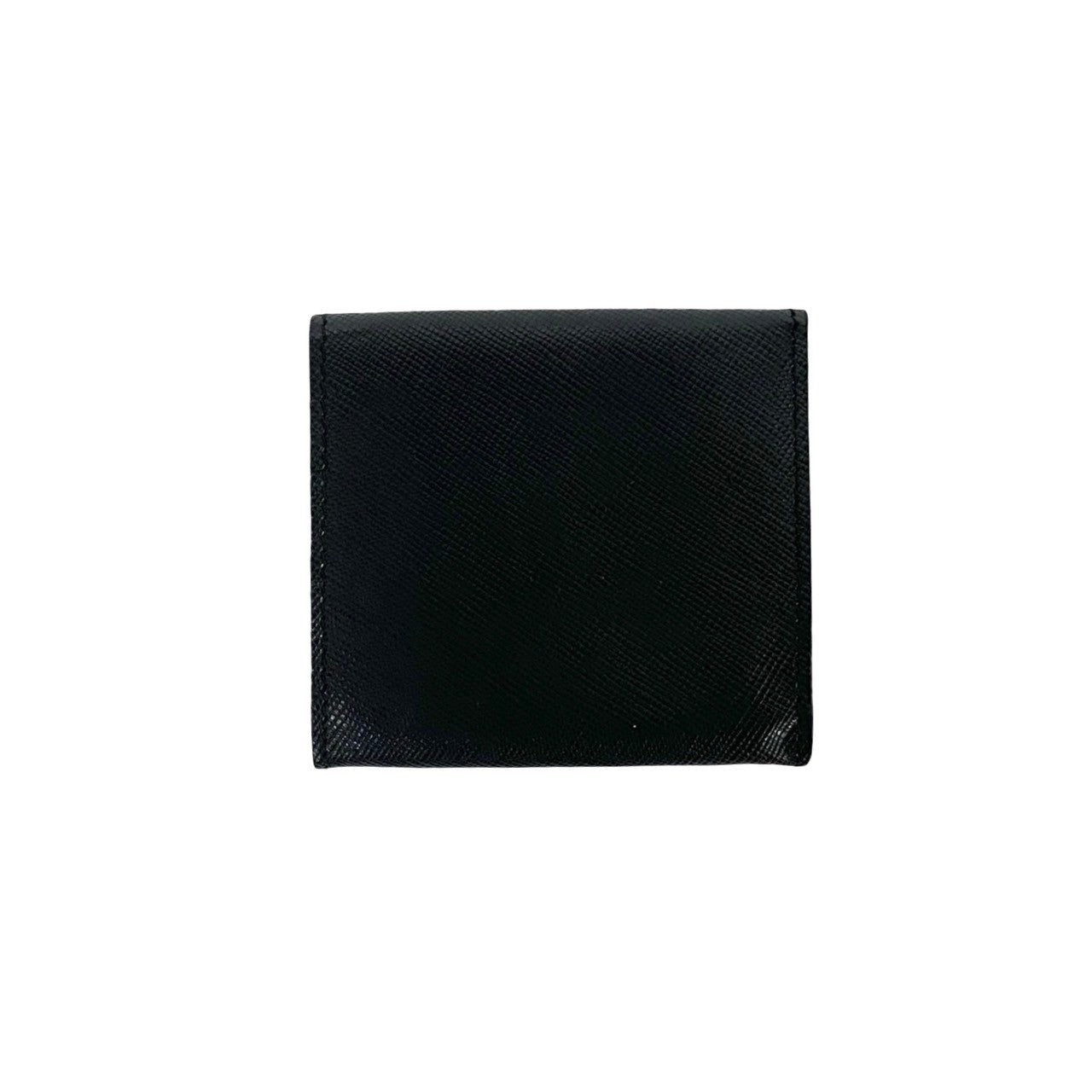 PRADA Coin case leather black Safiano