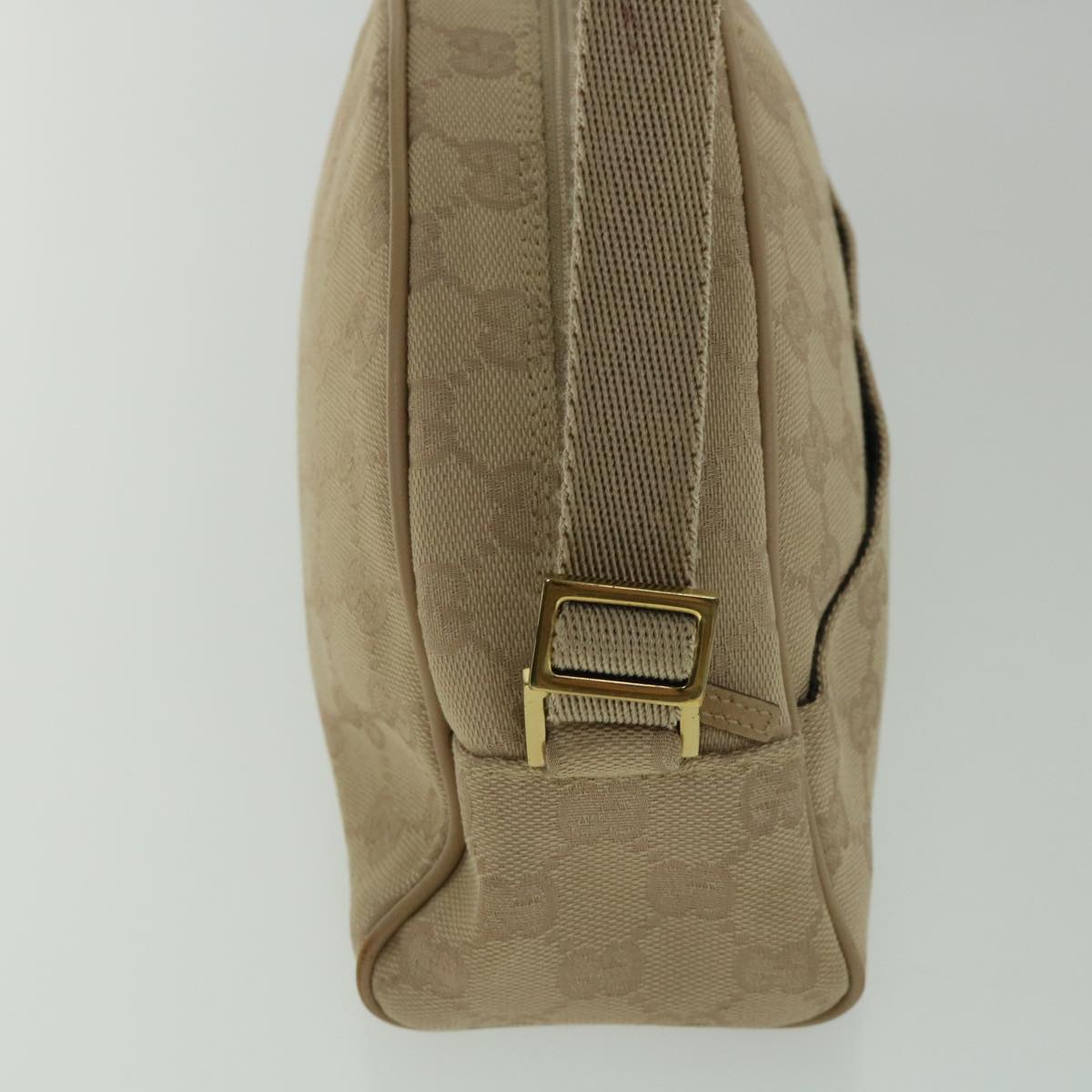 GUCCI GG Canvas Shoulder Bag Beige 90781 55288