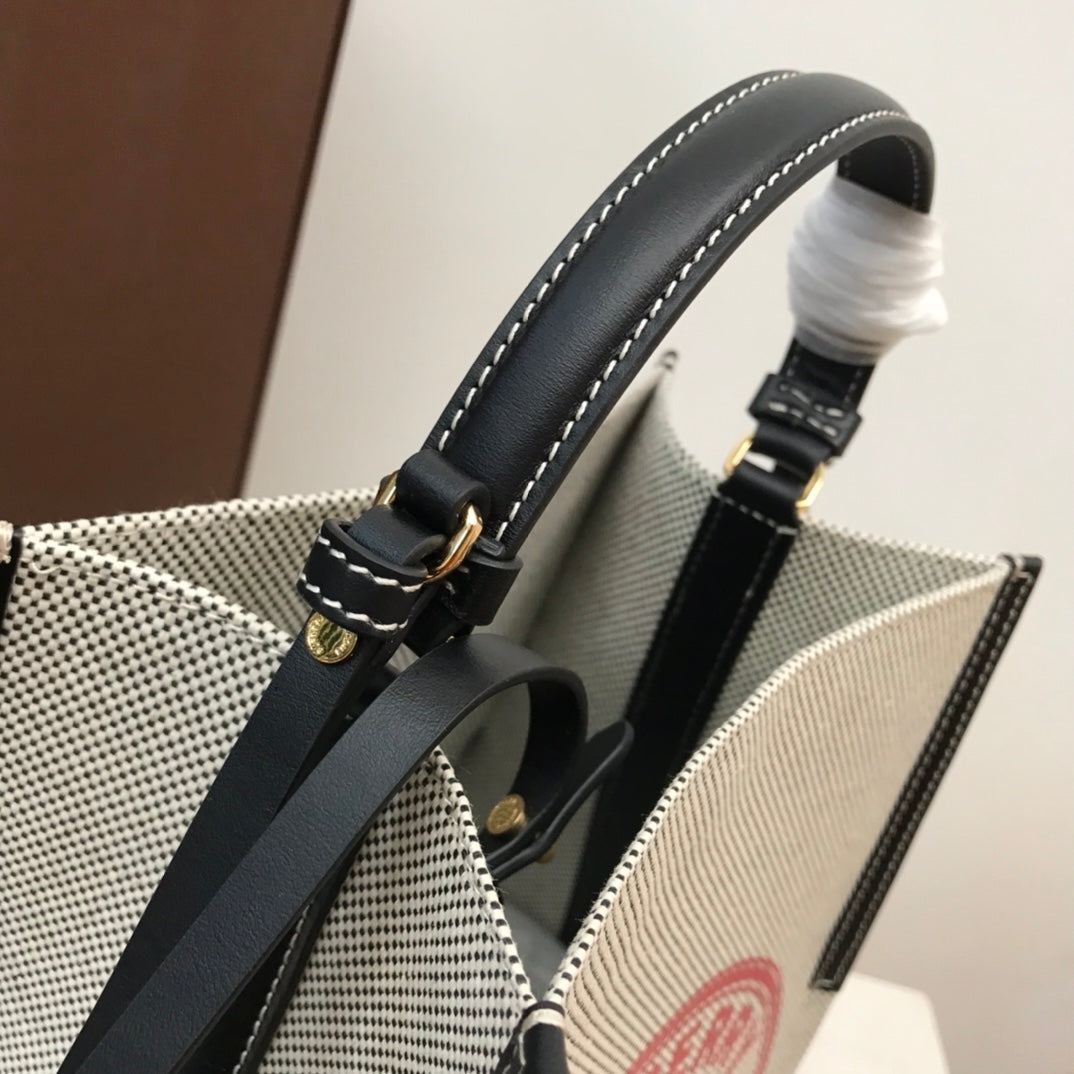 GLAMI PeGucciy Small Canvas Bag Gray For Women, Bags 9.8in/25cm