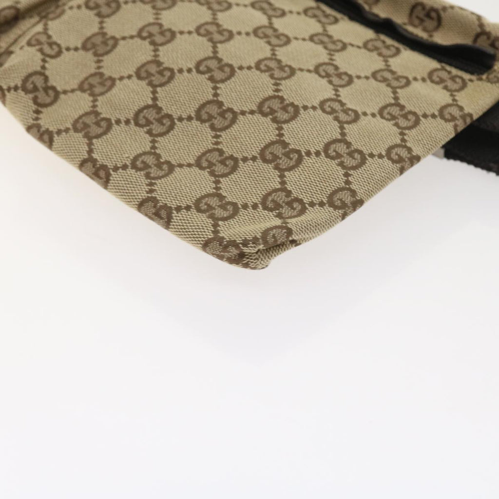 GUCCI GG Canvas Waist bag Beige 28566 55333