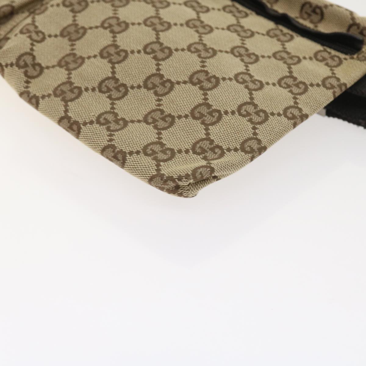 GUCCI GG Canvas Waist bag Beige 28566 55333