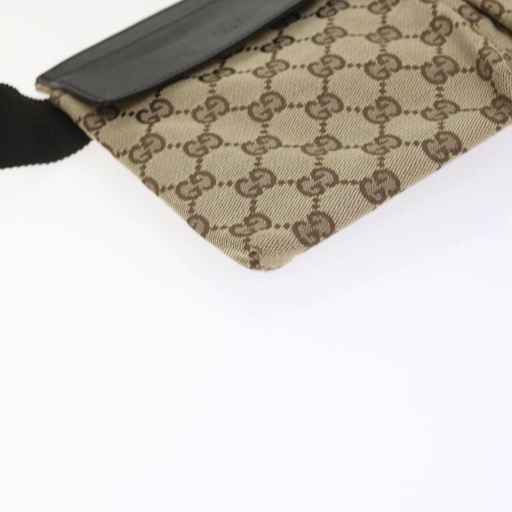 GUCCI GG Canvas Waist bag Beige 28566 55333