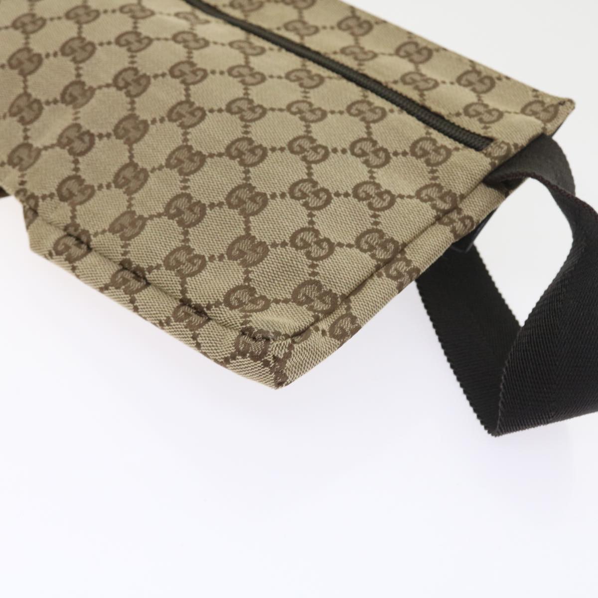 GUCCI GG Canvas Waist bag Beige 28566 55333