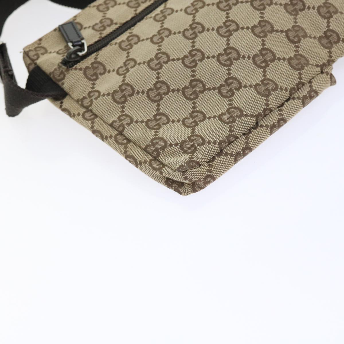 GUCCI GG Canvas Waist bag Beige 28566 55333