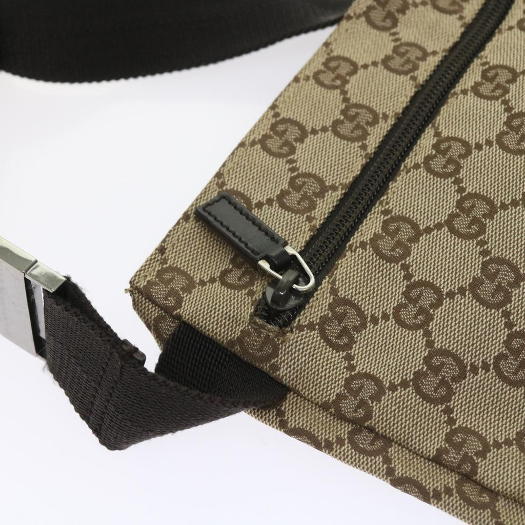 GUCCI GG Canvas Waist bag Beige 28566 55333