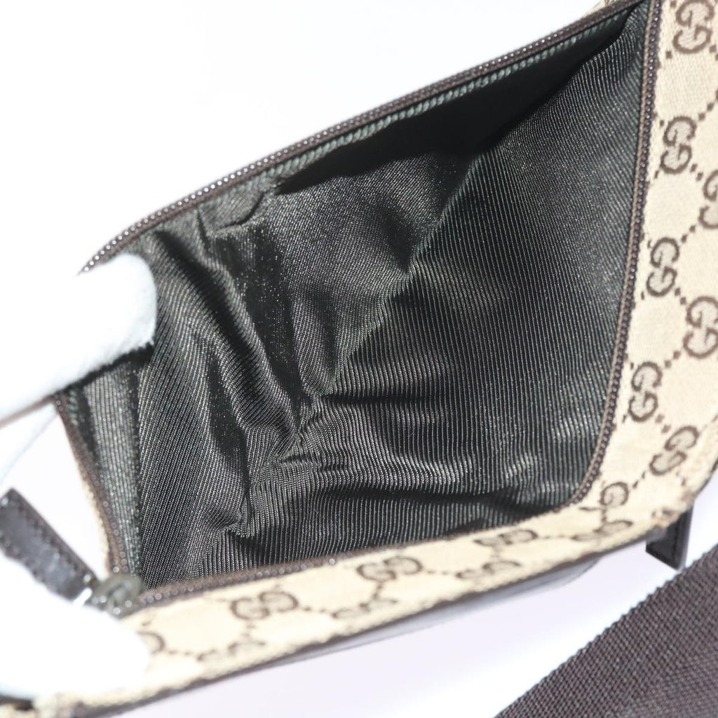 GUCCI GG Canvas Waist bag Beige 28566 55333
