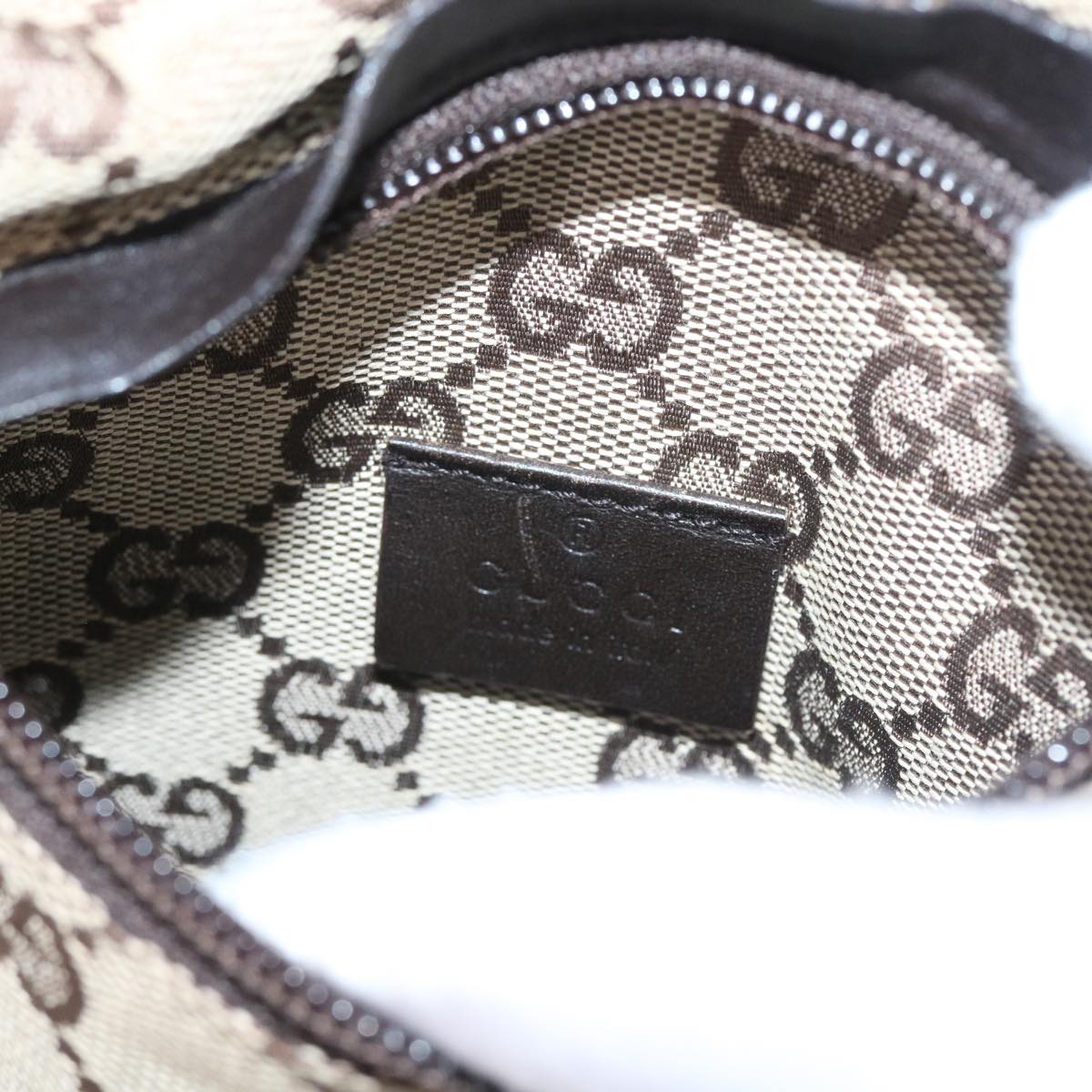 GUCCI GG Canvas Waist bag Beige 28566 55333
